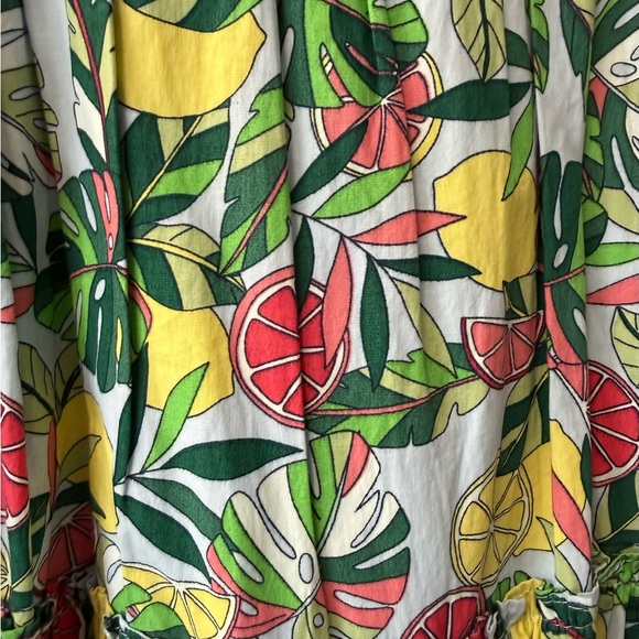 Lemon Grove Floral Sundress - Yellow & Green - Picture 3 of 4